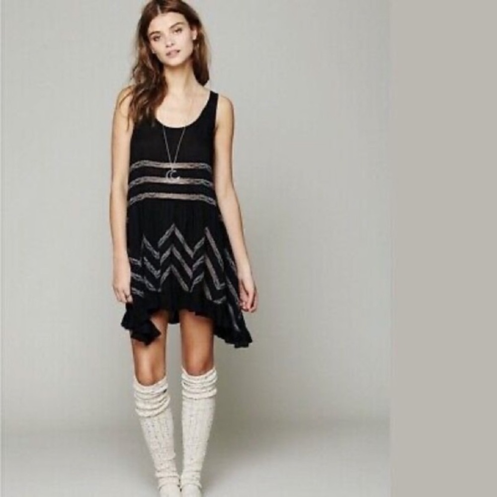 Free People Voile and Lace dress - Picture 1 of 8